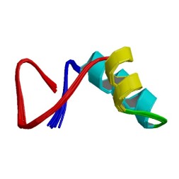 Viscotoxin structure from RCSB Protein Data Bank