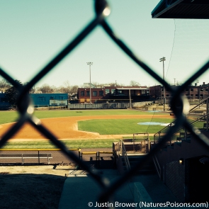 Durham Athletic Park by Justin Brower. The old home of the Durham Bulls and location of the movie "Bull Durham."